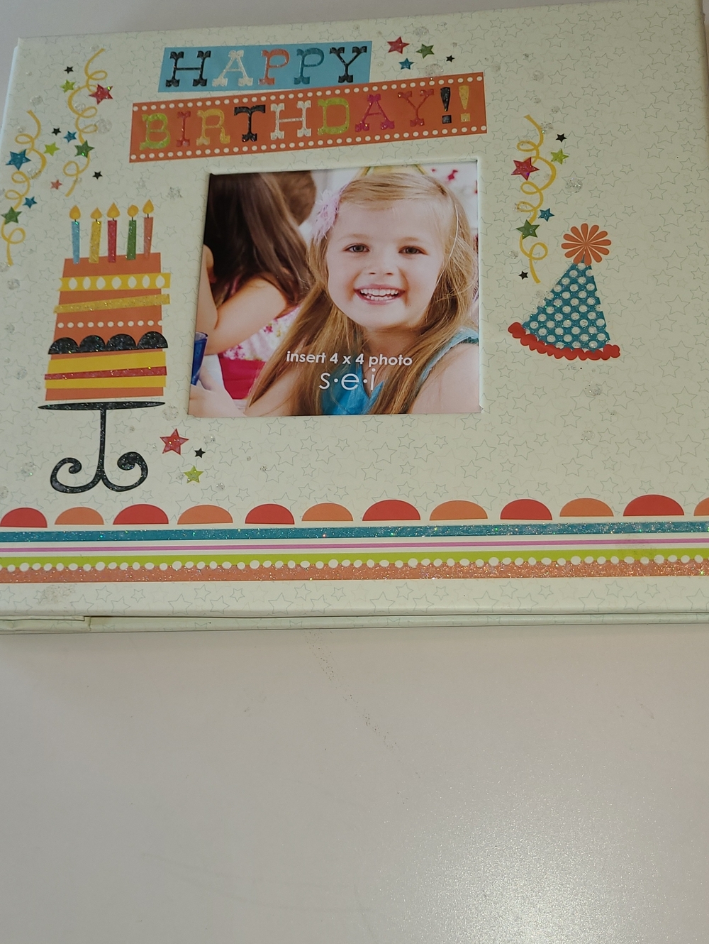 Happy Birthday Photo Frame Album -NWOT